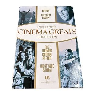 Cinema Greats Collection 4 DVD Rocky/West Side Story/Great Escape/crown affair